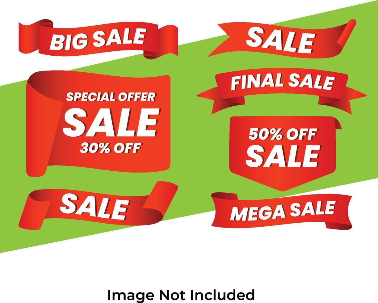 Sale Label Pack vector