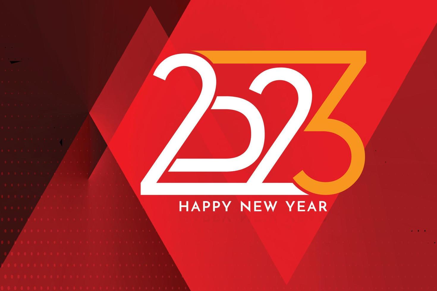 Happy New Year 2023 vector