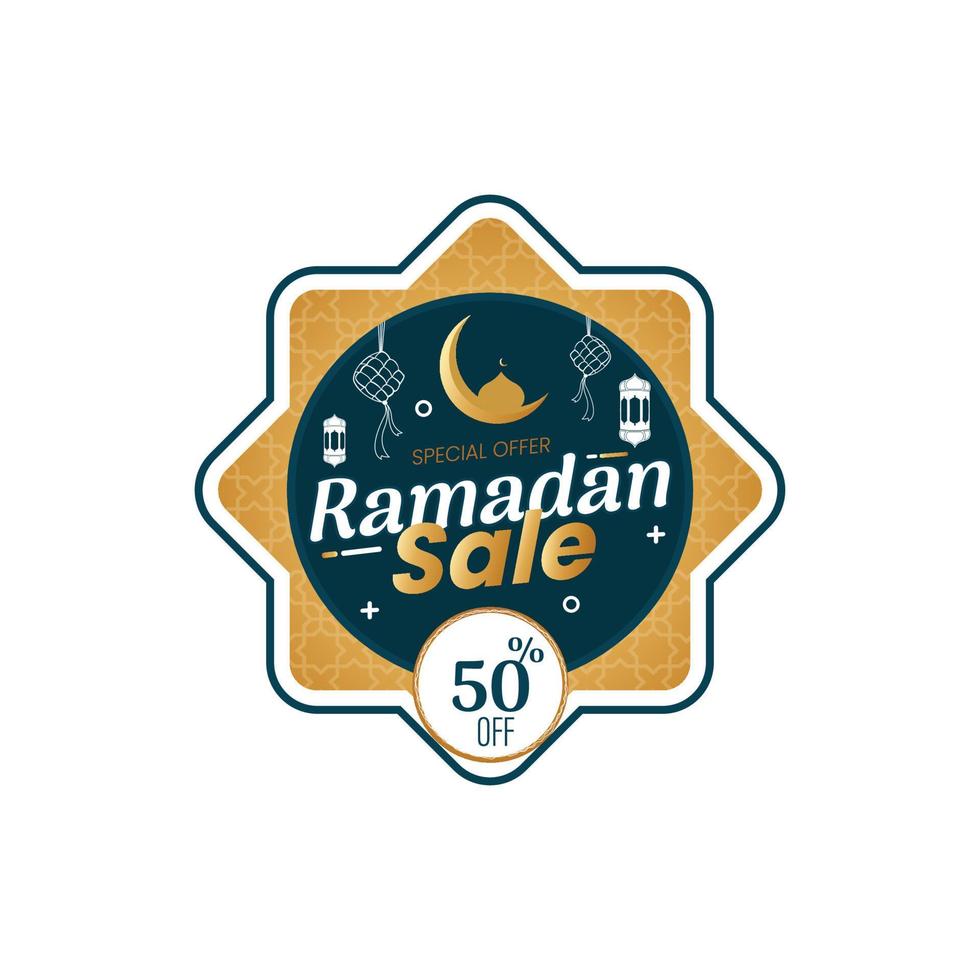 Ramadan Sale Discount Banner Template Promotion Design for Business, Ramadan Kareem Islamic Holy Month. vector