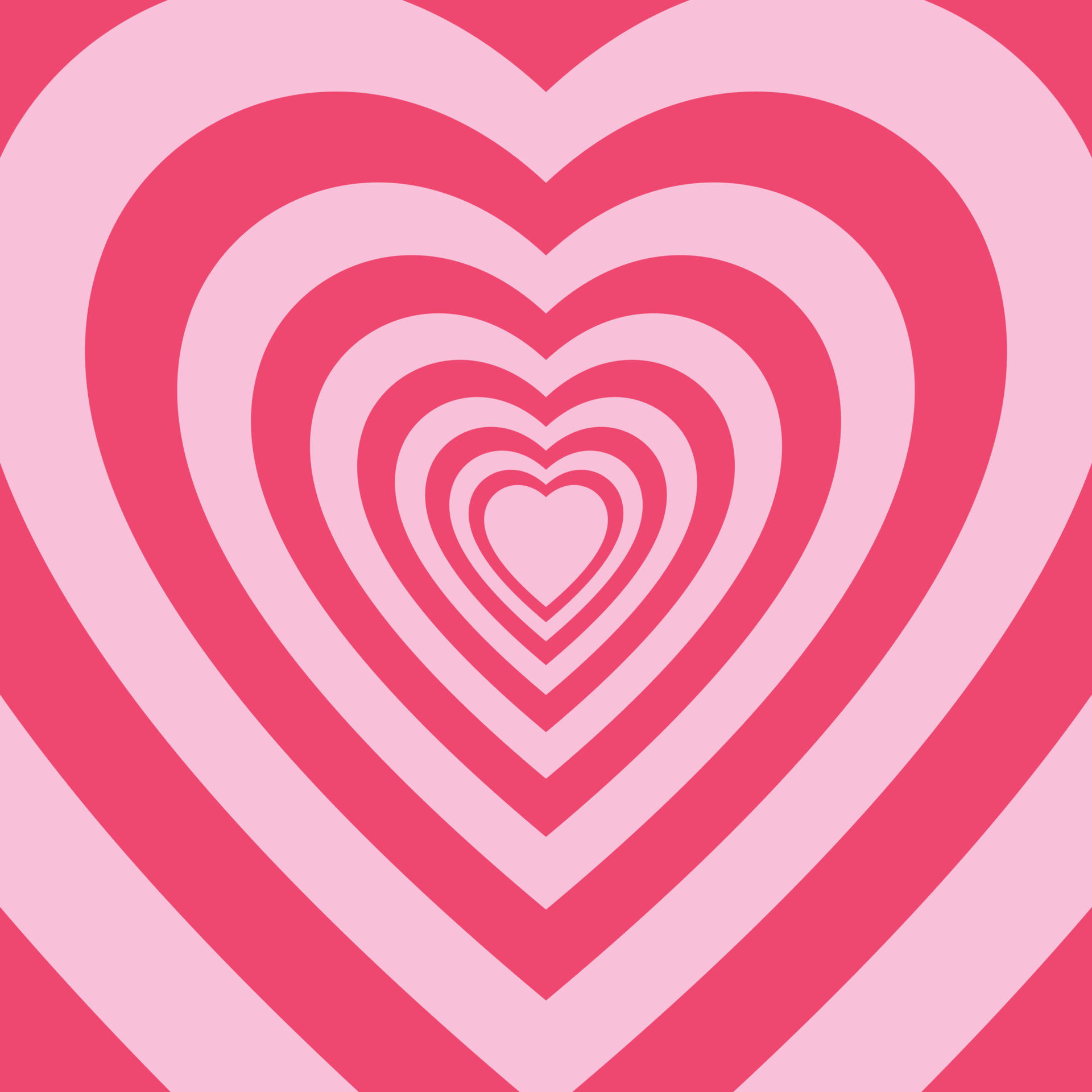 pink hearts abstract background with vibrant colors love concept