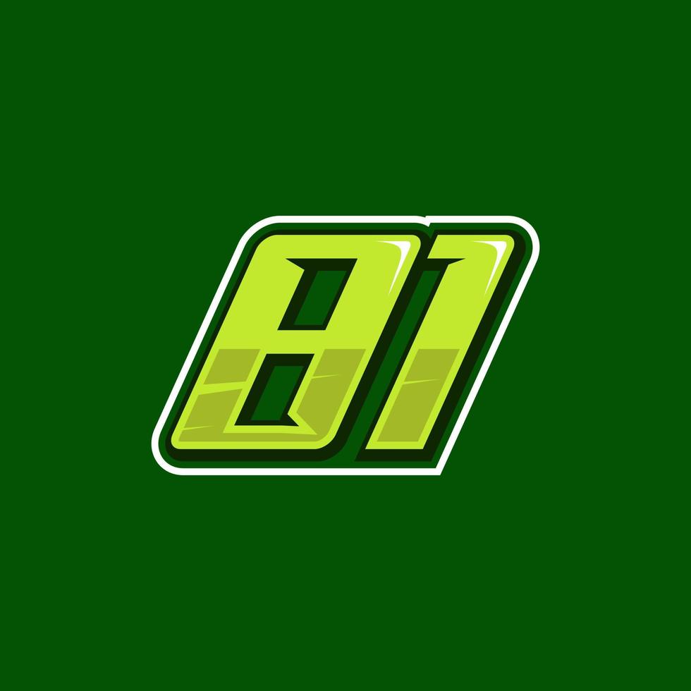 Racing Number 81 Logo Design Vector 17734777 Vector Art At Vecteezy racing-number-81-logo-design-vector-17734777-vector-art-at-vecteezy