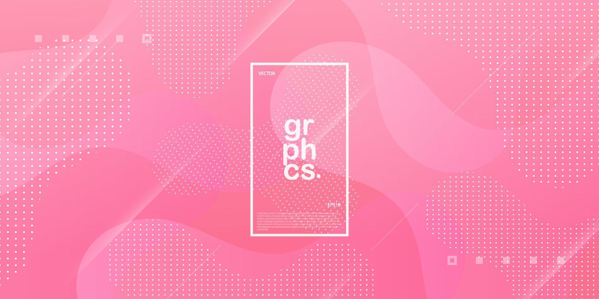 Abstract bright pink gradient illustration fluid background with simple pattern. cool design.Eps10 vector
