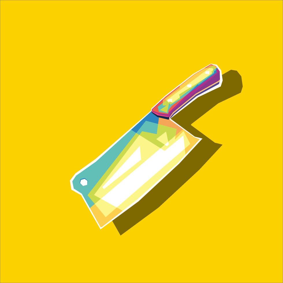 Pisau daging WPAP vector