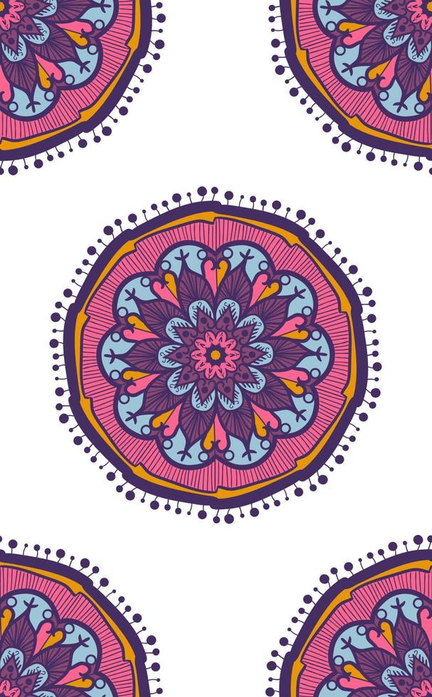 Ethnic Boho Seamless Pattern vector