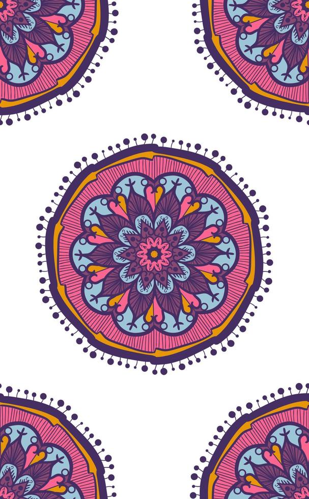 Ethnic Boho Seamless Pattern vector