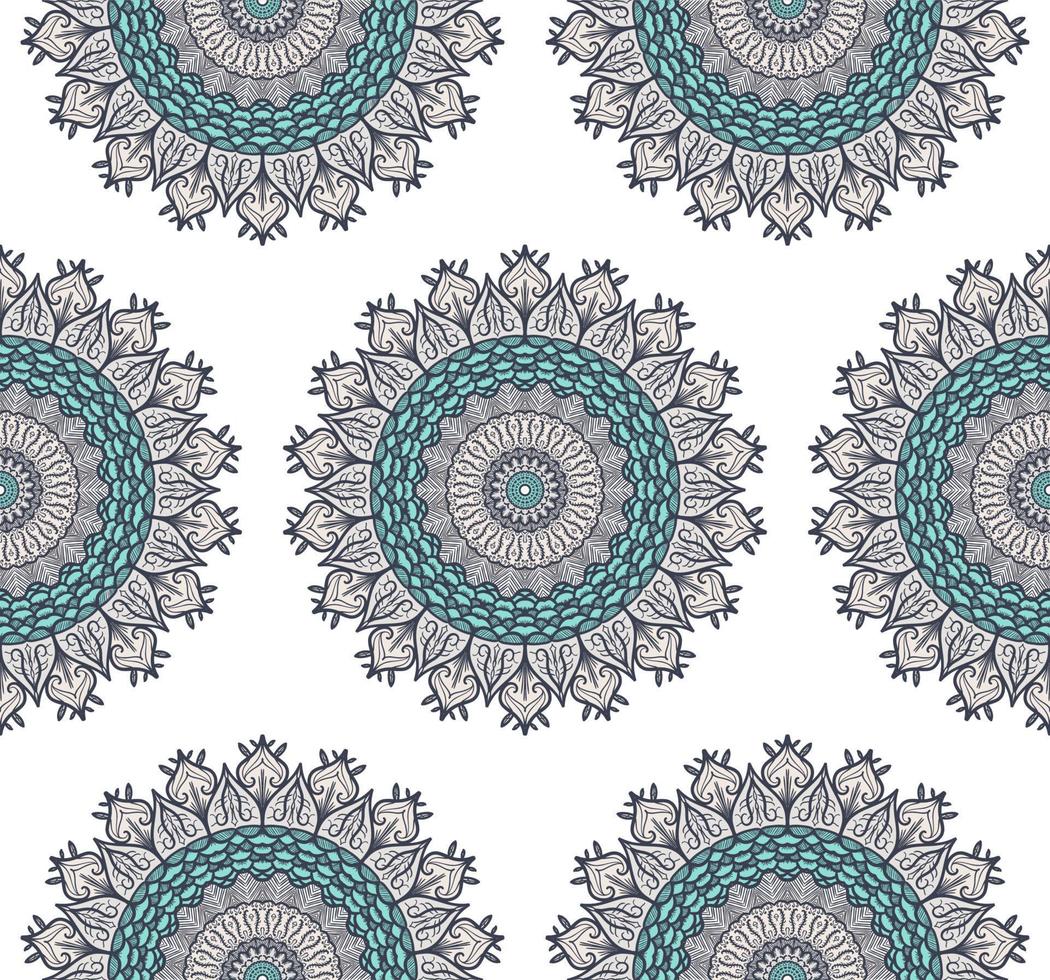 Mandala Seamless Pattern vector