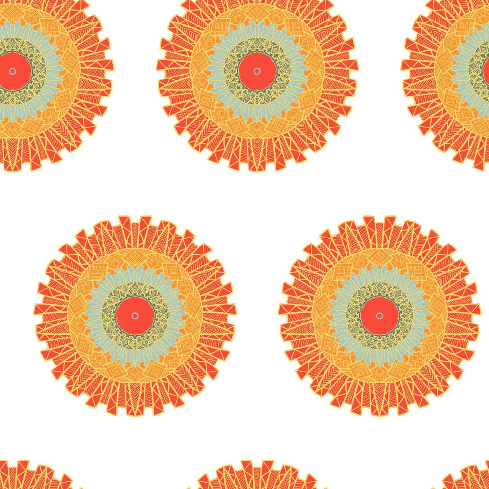 Mandala Seamless Pattern vector