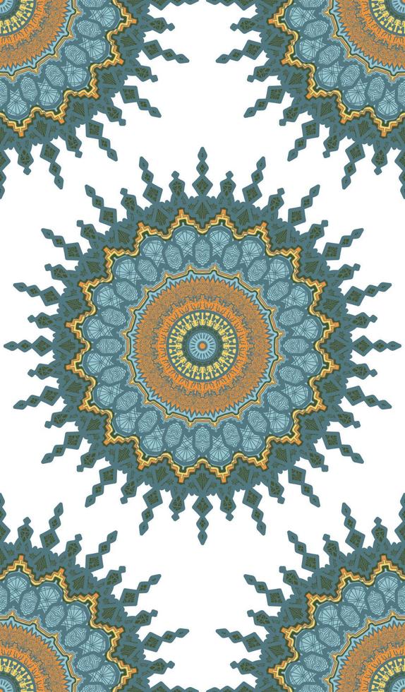 Mandala Seamless Pattern vector