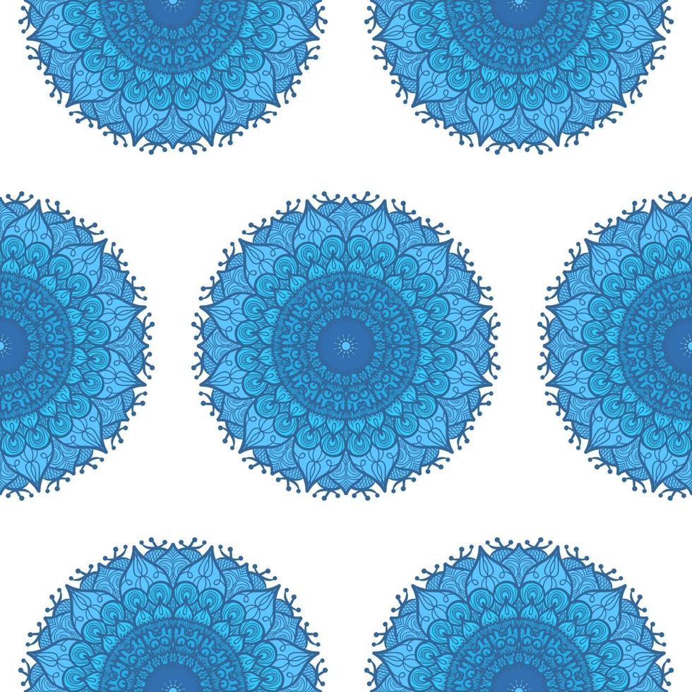 Mandala Seamless Pattern vector