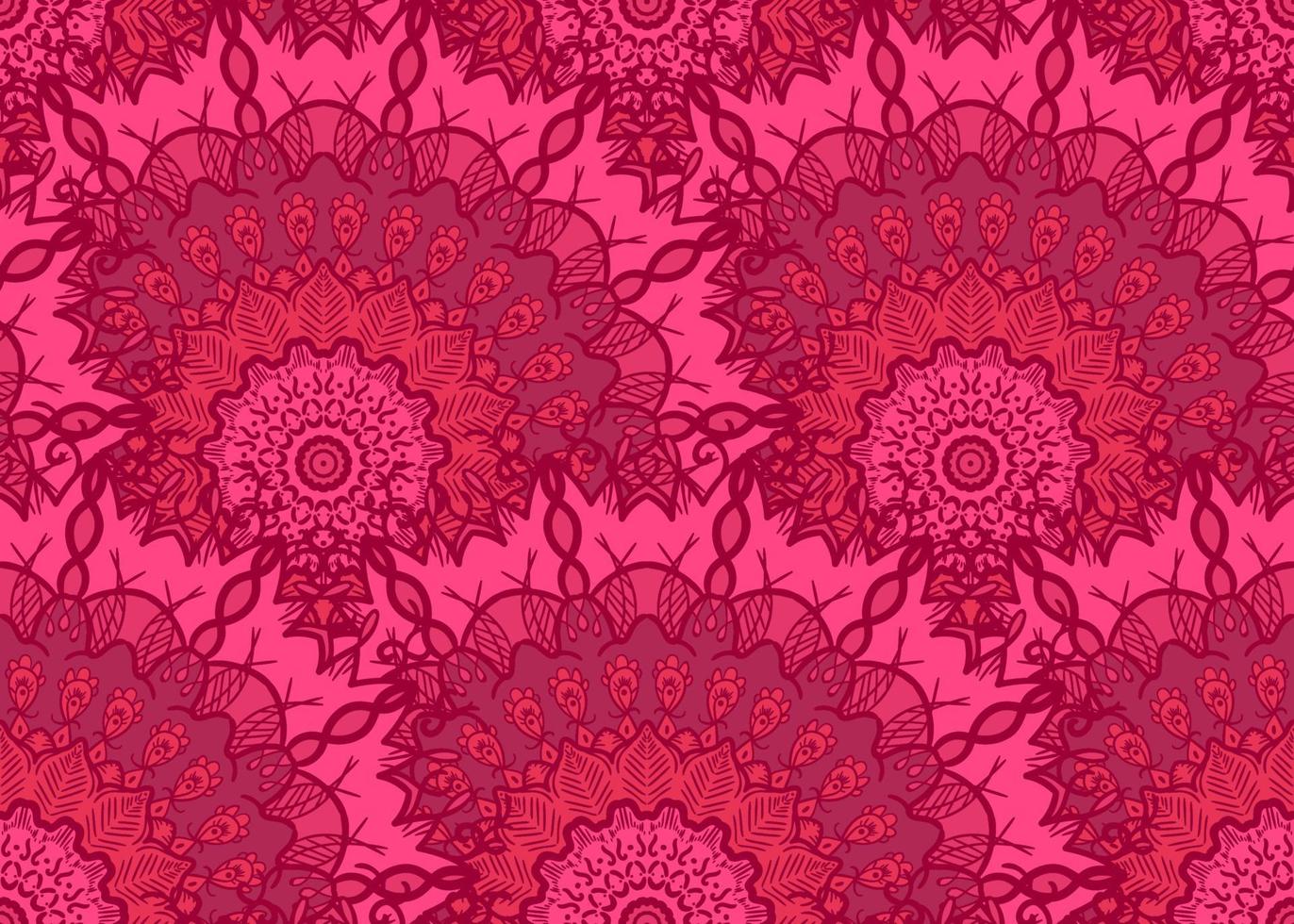 Mandala Seamless Pattern vector
