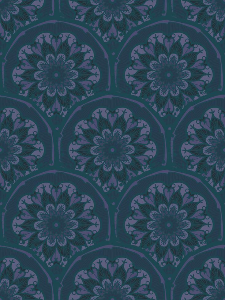 Mandala Seamless Pattern vector