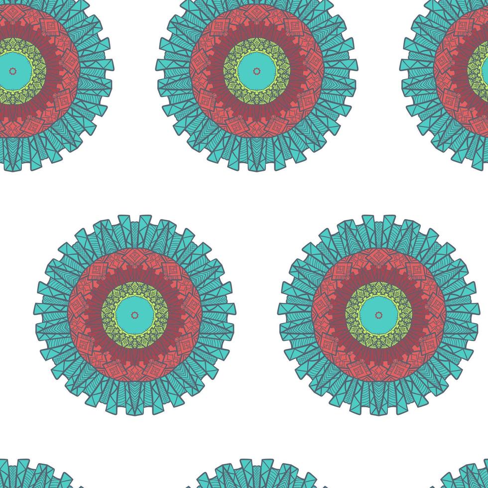 Mandala Seamless Pattern vector