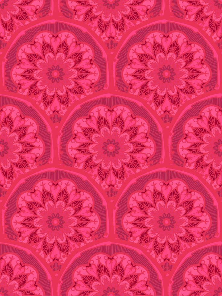 Mandala Seamless Pattern vector
