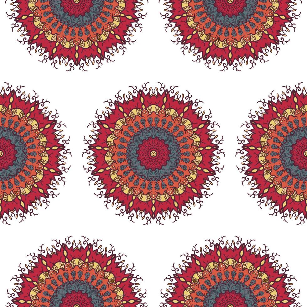 Mandala Seamless Pattern vector