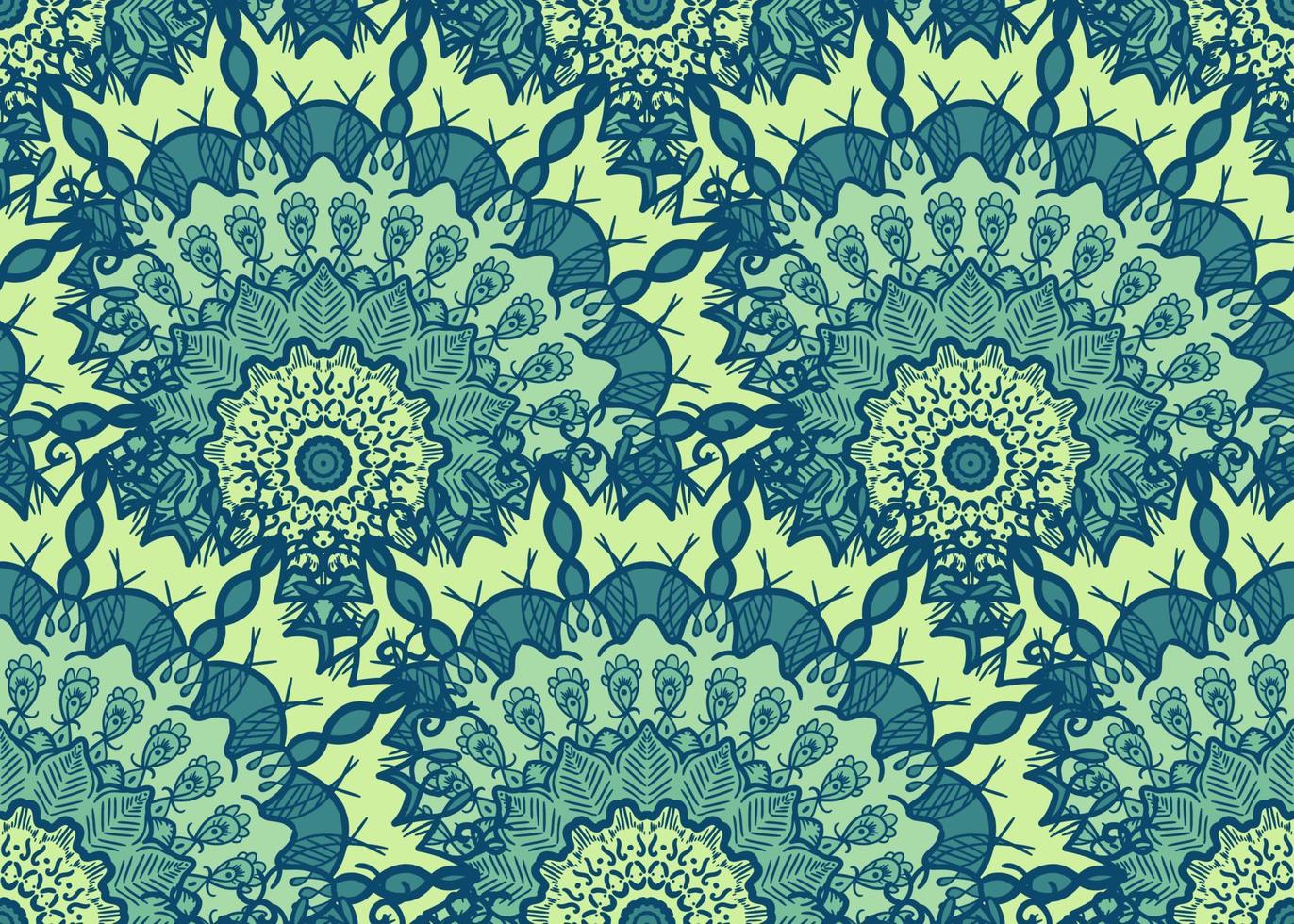 Mandala Seamless Pattern vector