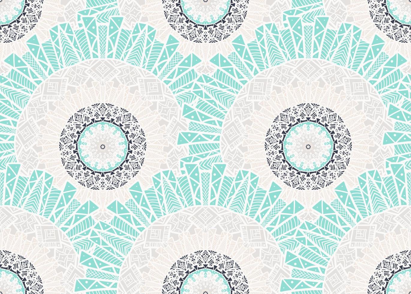 Mandala Seamless Pattern vector