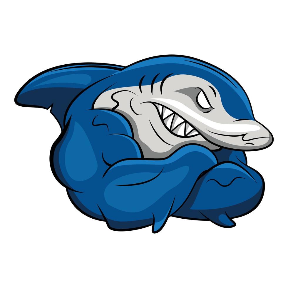 Shark Mascot Illustration vector