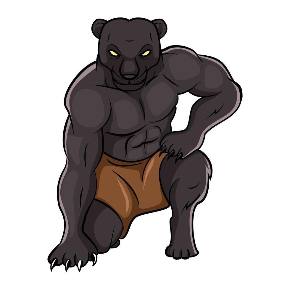 Panther Animal Illustration vector