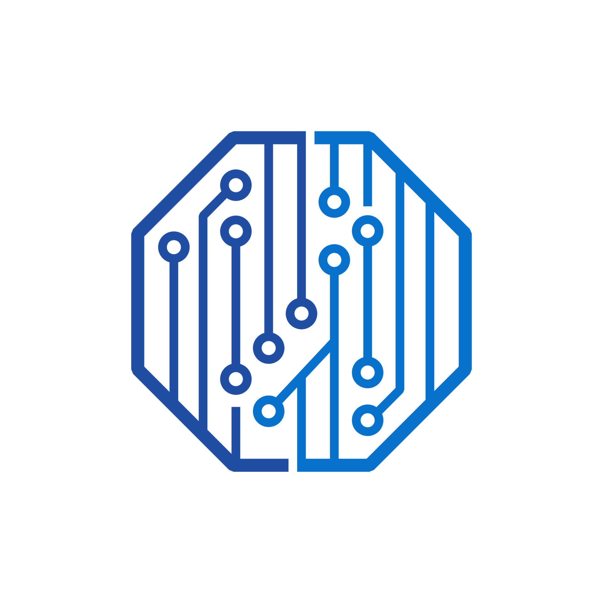 Modern Circuit Logo 17737471 Vector Art at Vecteezy