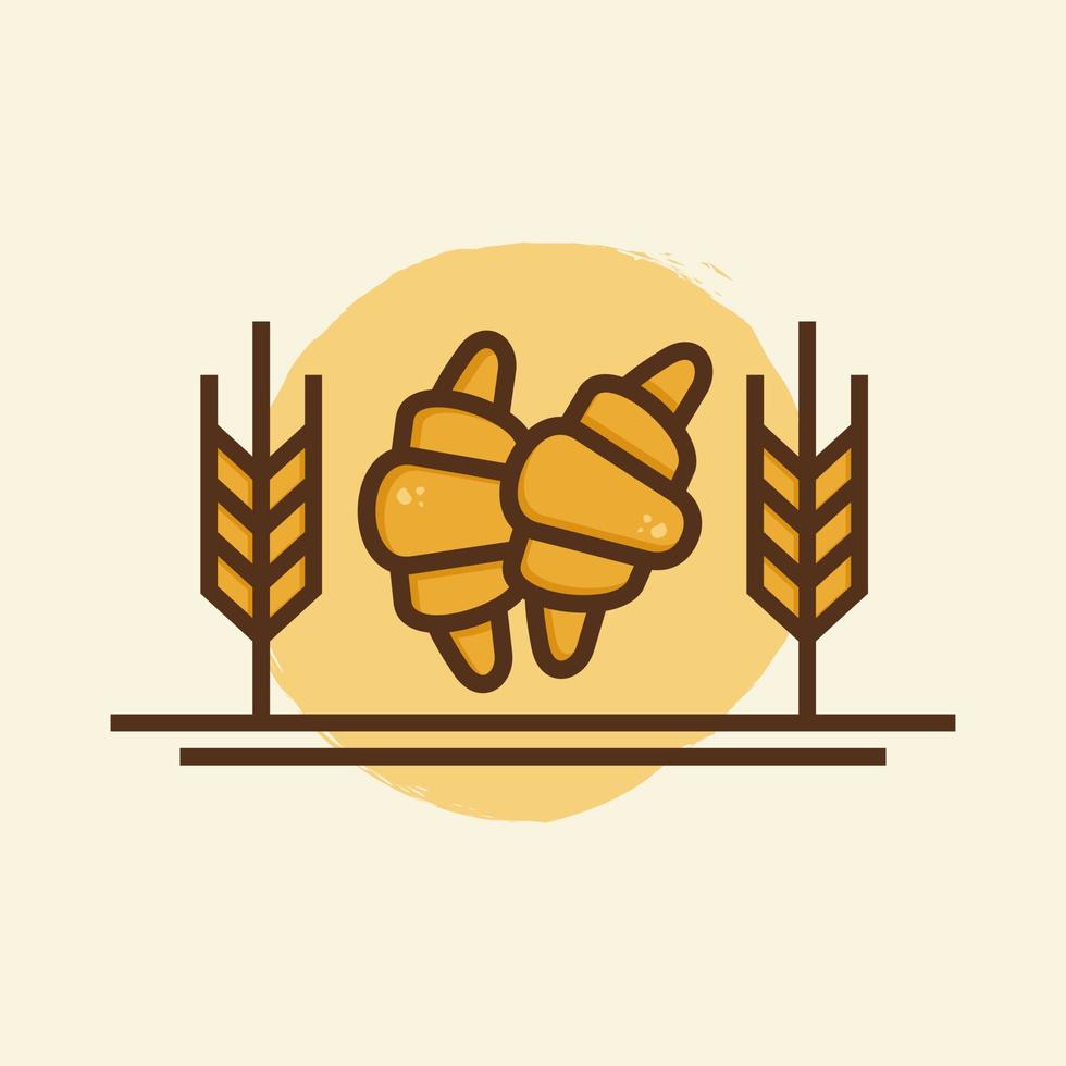 Bread and Wheat Logo vector