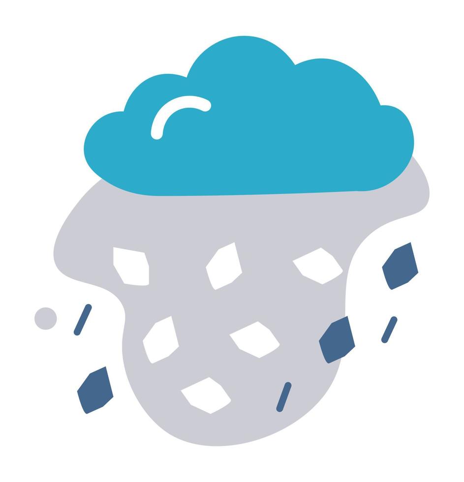 Hail weather forecast, meteorology and climate vector