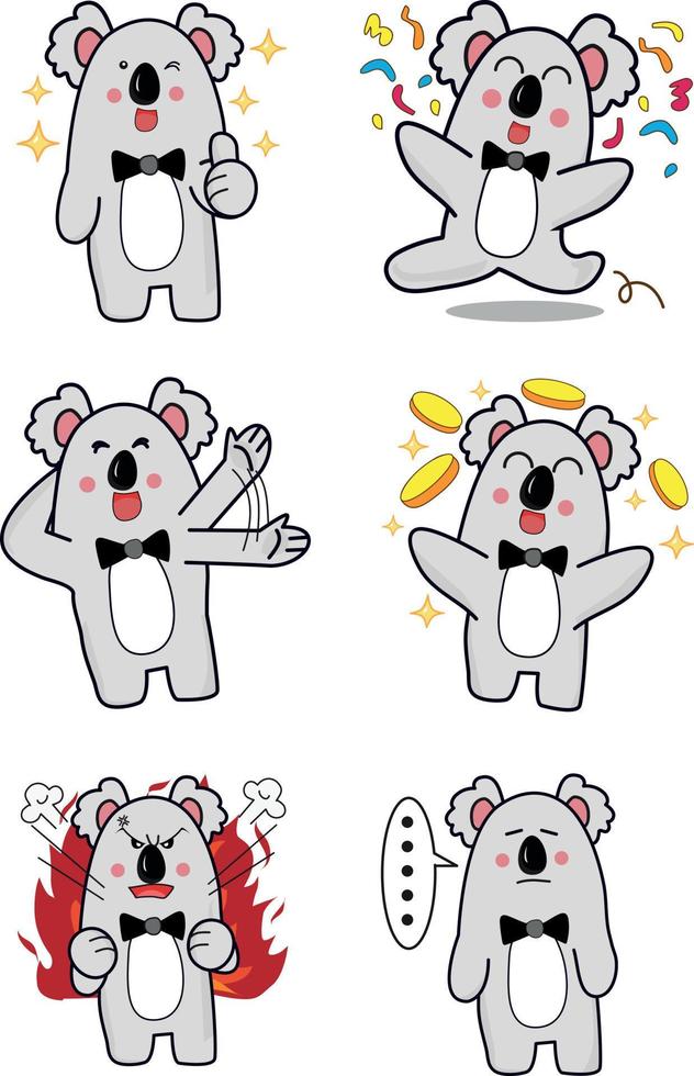 Vector illustration of a cute bear character. Suitable for design work. Icon