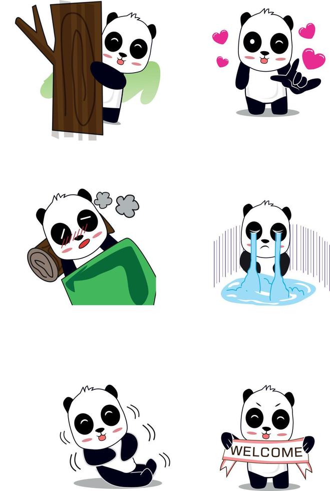 ilustración vectorial de un lindo personaje de oso. adecuado para el trabajo de diseño. icono vector