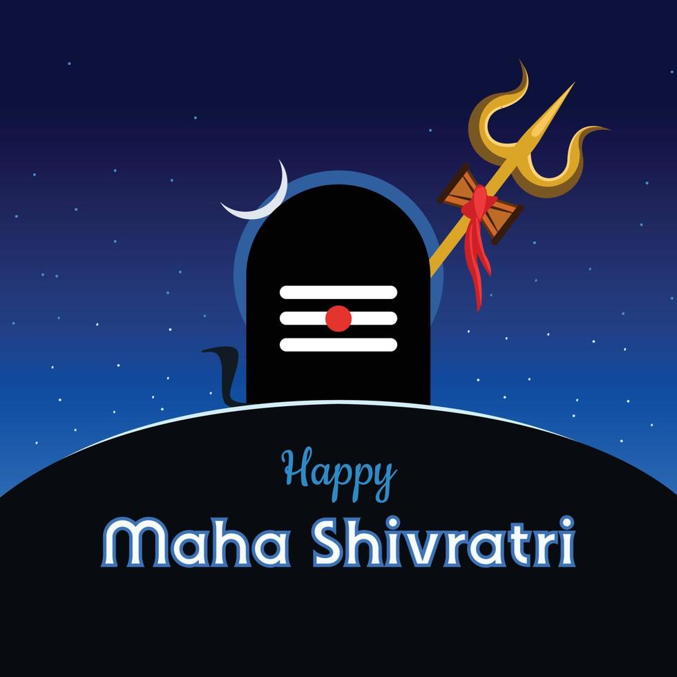 Happy Mahashivratri Wishes Vector Download