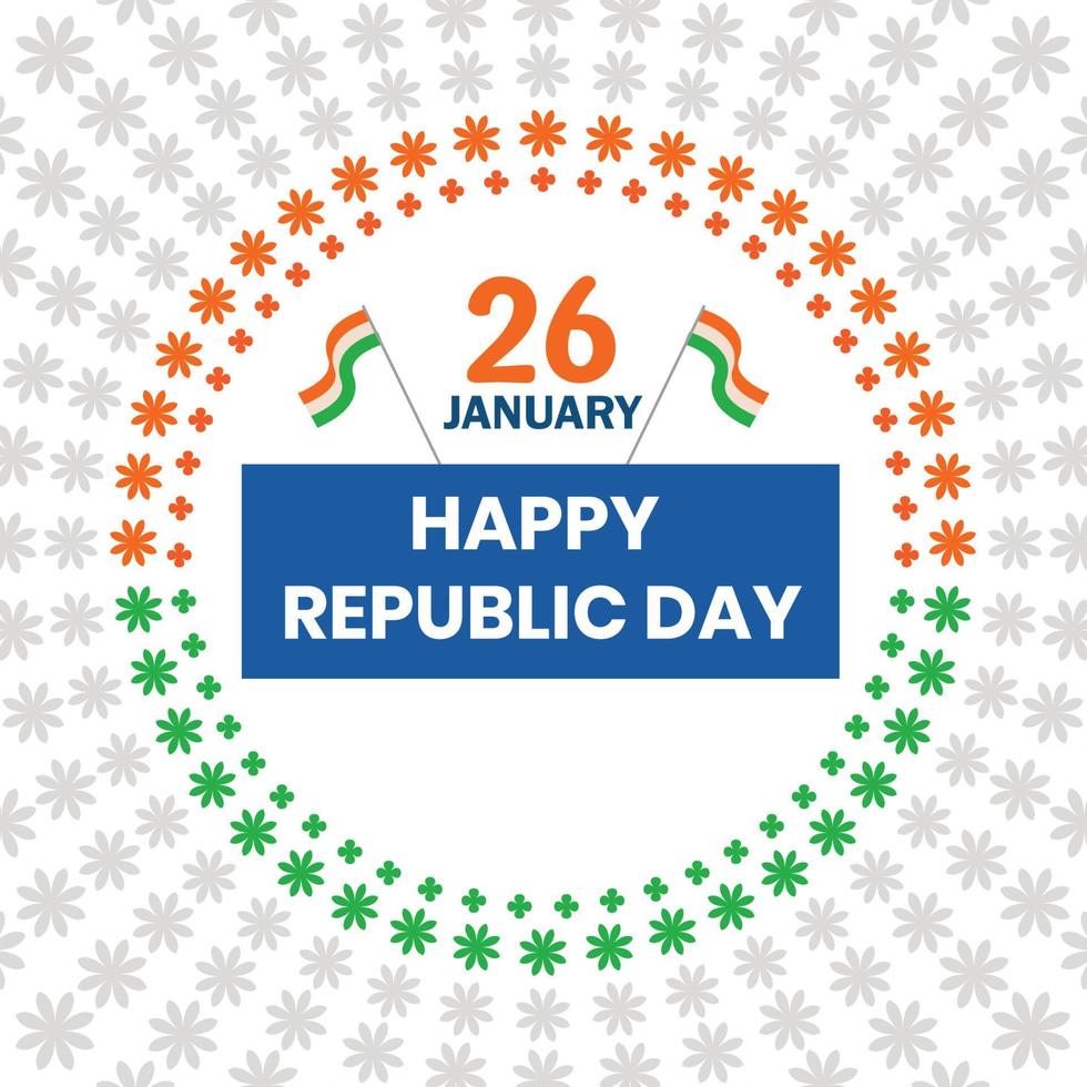 Happy Republic Day Vector Free Download 17740143 Vector Art at ...