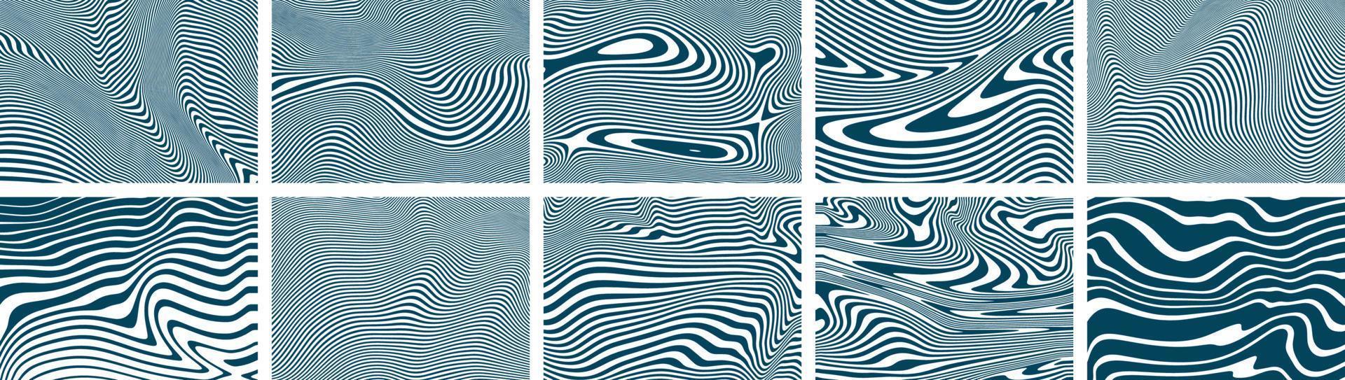 creative abstract stripes for illusion effect on wall, paper, cloth and many more vector