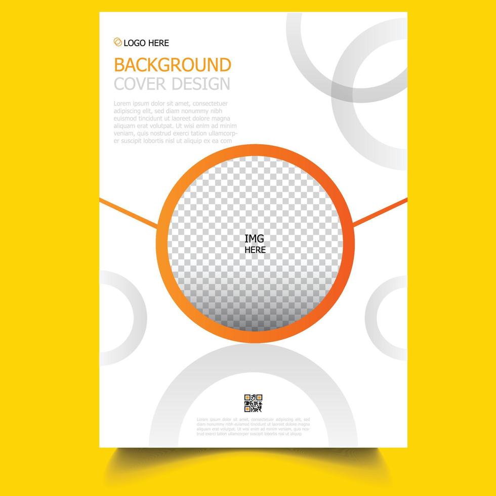 Annual Report Cover Template Free Vector