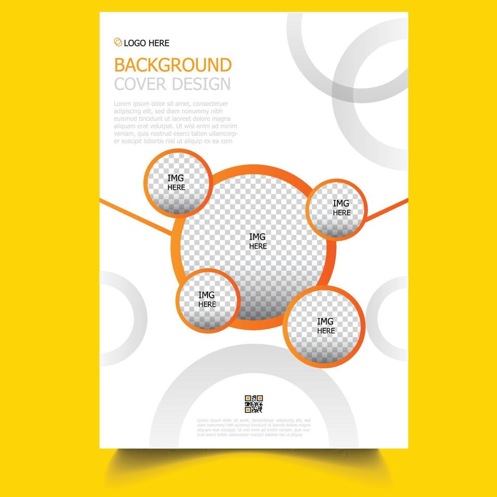 Annual Report Cover Template Free Vector