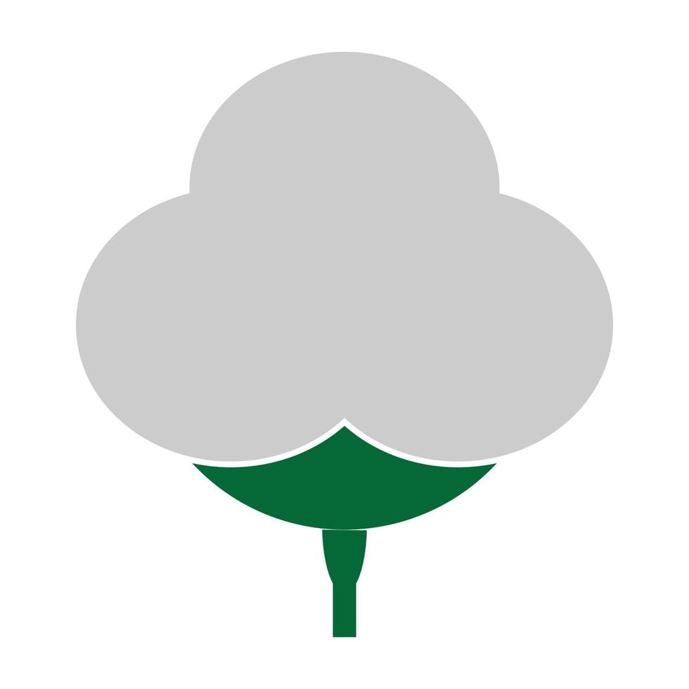 simple cotton logo icon vektor template vector