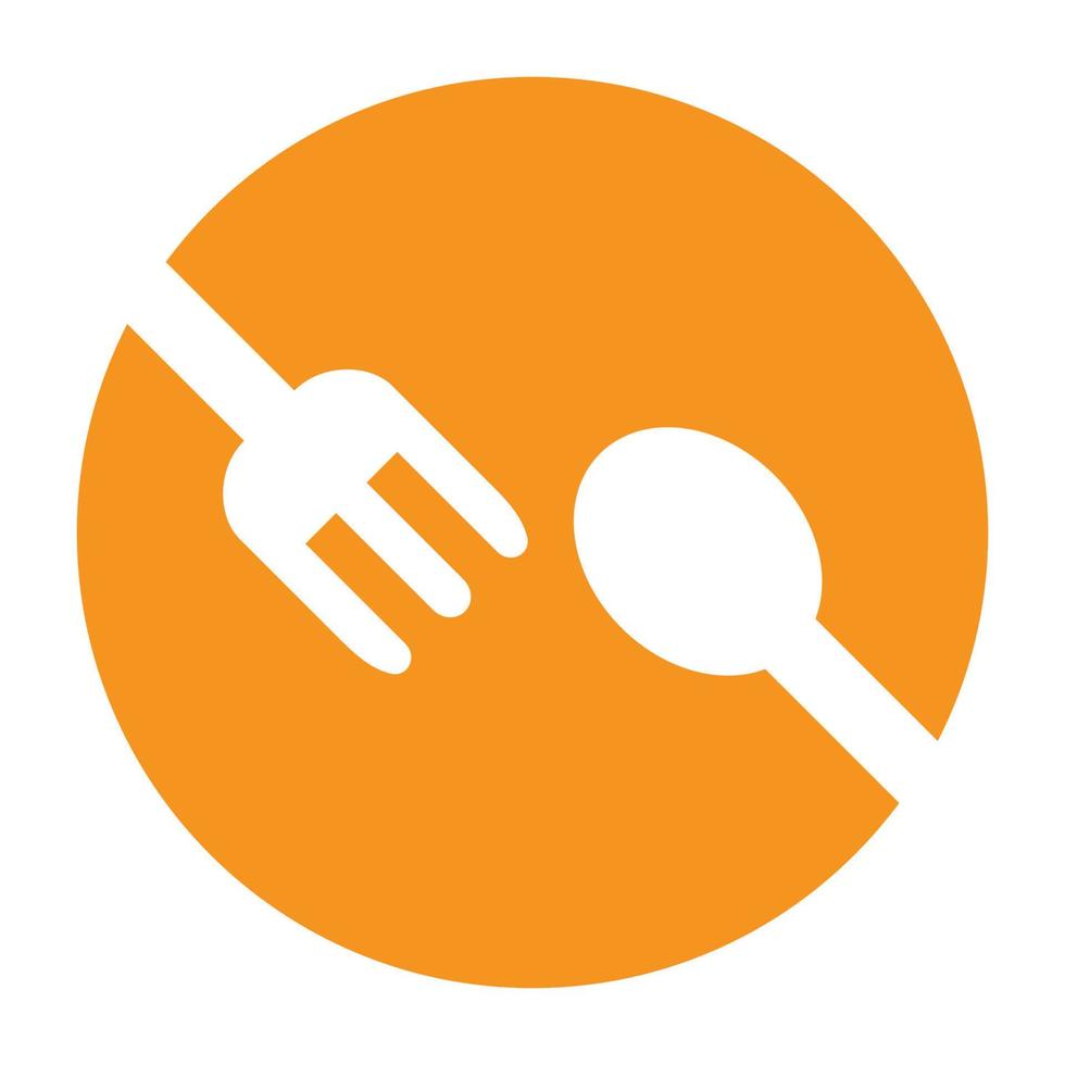 spoon and fork logo vector