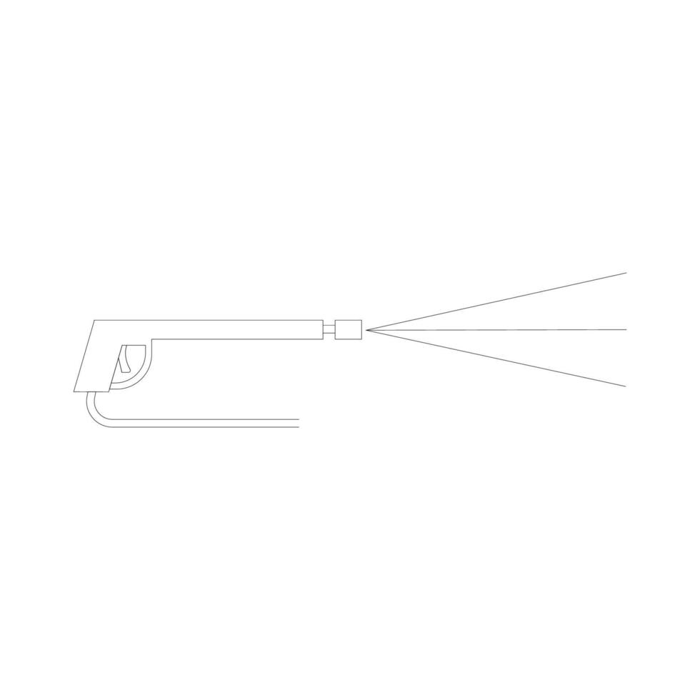 plantilla de logotipo de pistola de lavado a presión vector