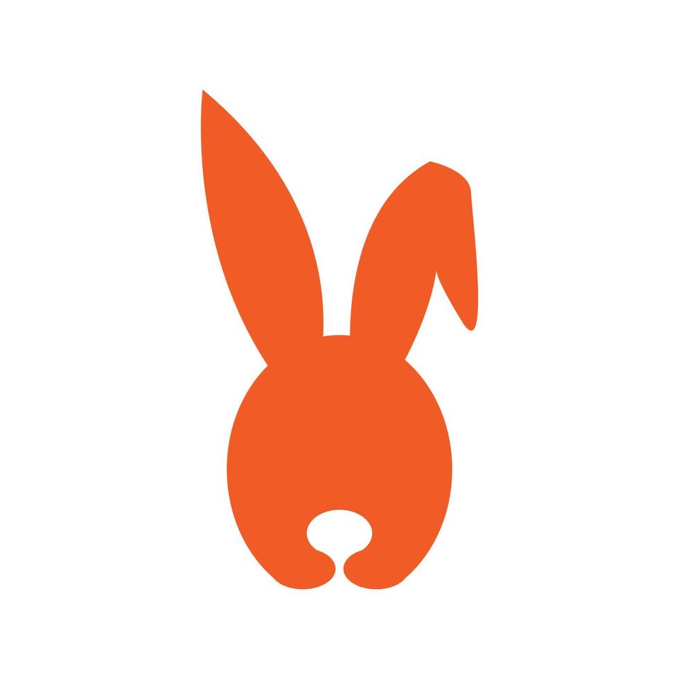 simple and elegant rabbit logo vector template