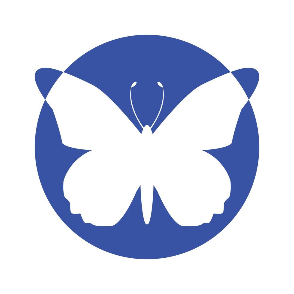 trendy butterfly logo design vector template