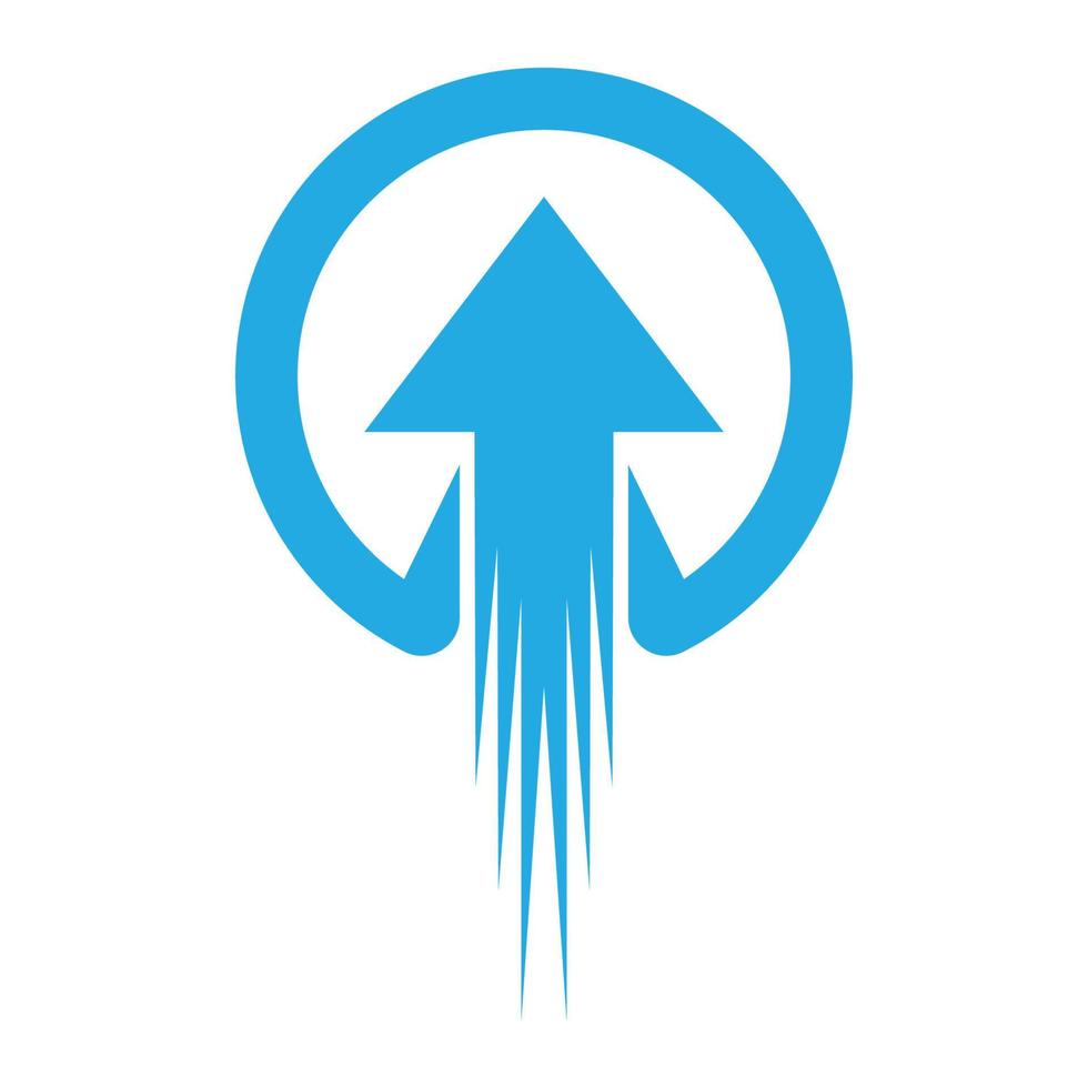faster arrow logo vektor template vector