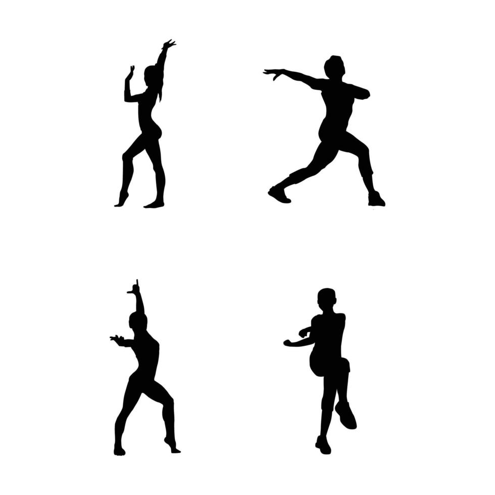 icono de mujer de gimnasia vector