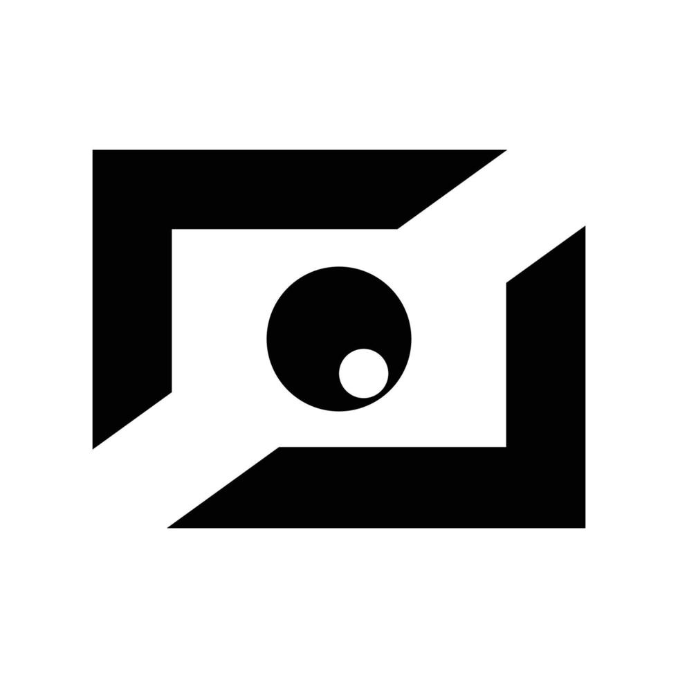 camera lens icon vector