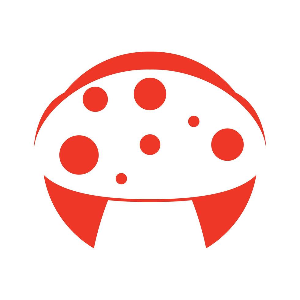 mushroom logo icon vector template