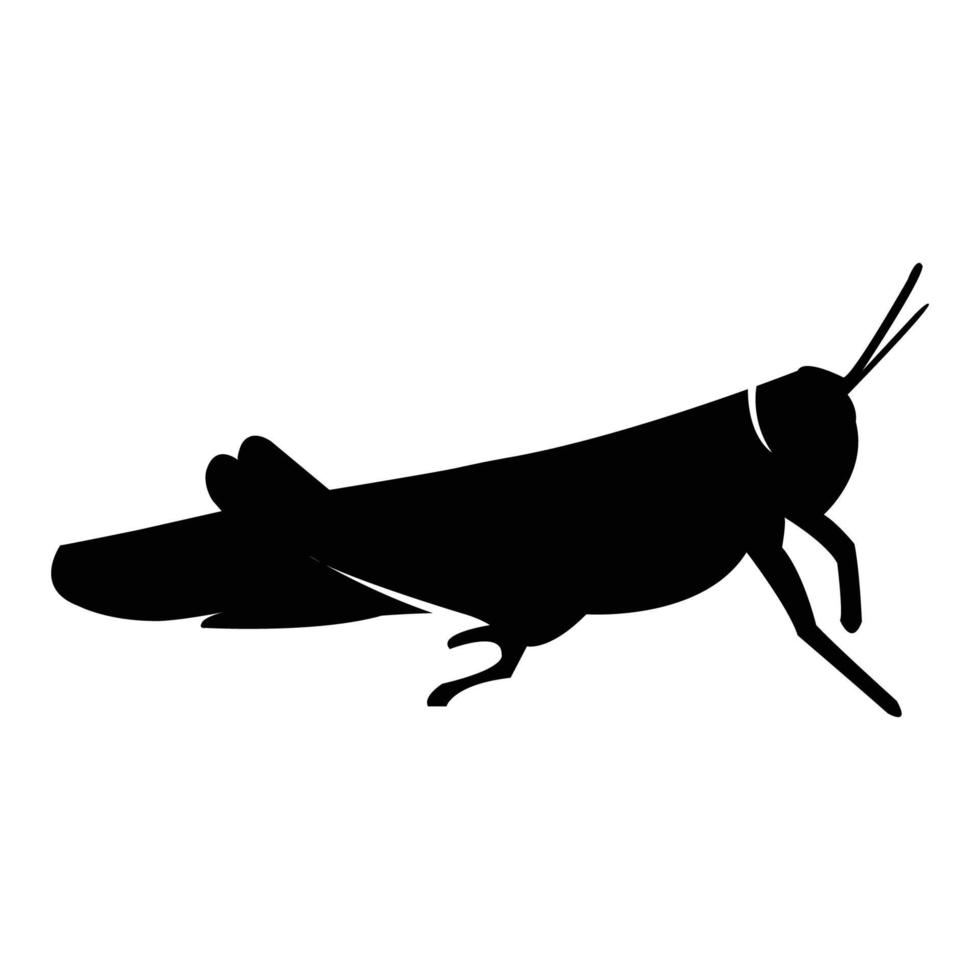 grasshopper logo illustration design vector
