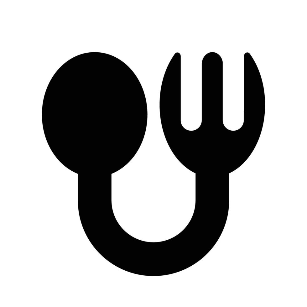 spoon and fork logo vector