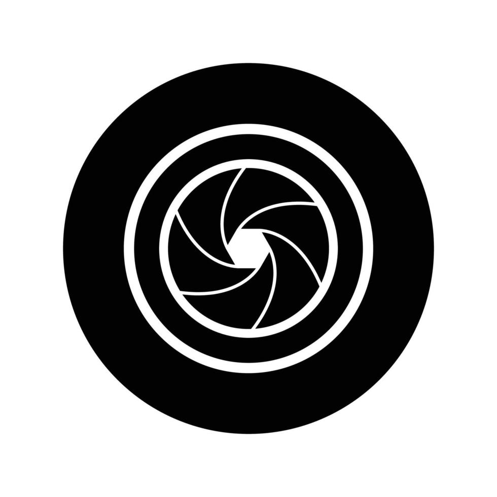 camera lens icon vector