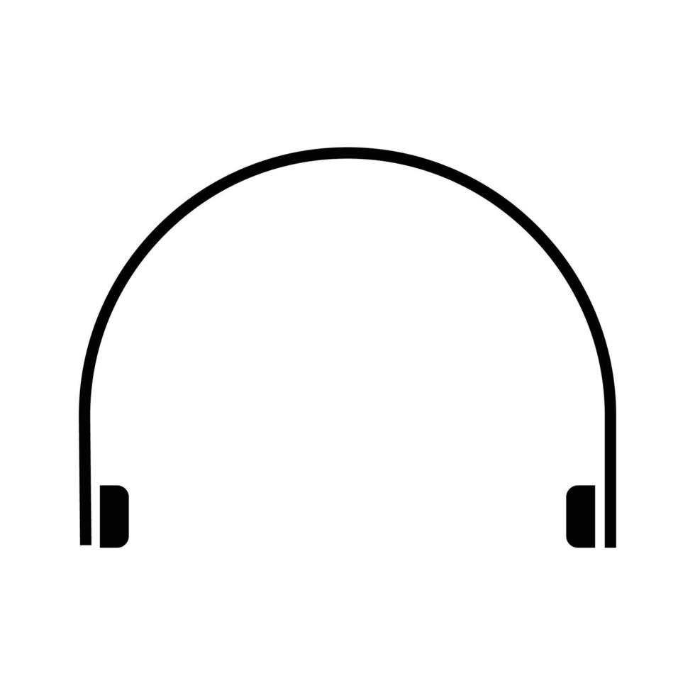 headset logo icon vector