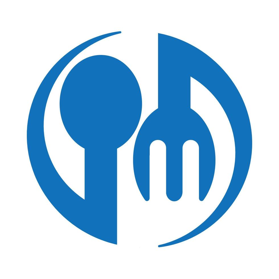 spoon and fork logo vector
