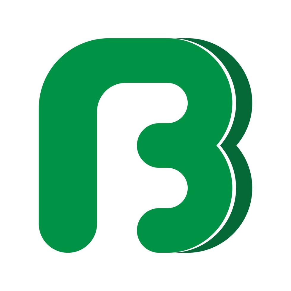 diseño del logotipo de la letra b, diseños de logotipos modernos vector