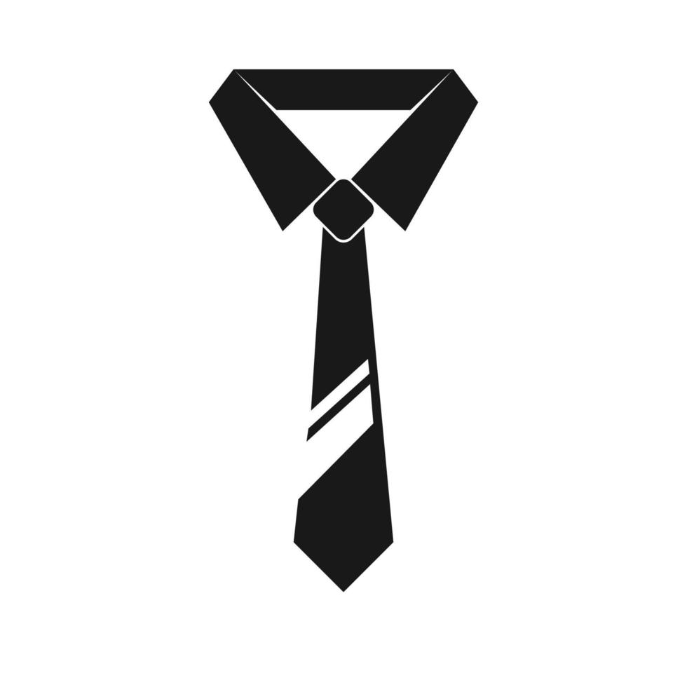 simple tie logo vector template