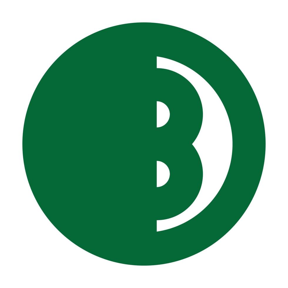 diseño del logotipo de la letra b, diseños de logotipos modernos vector