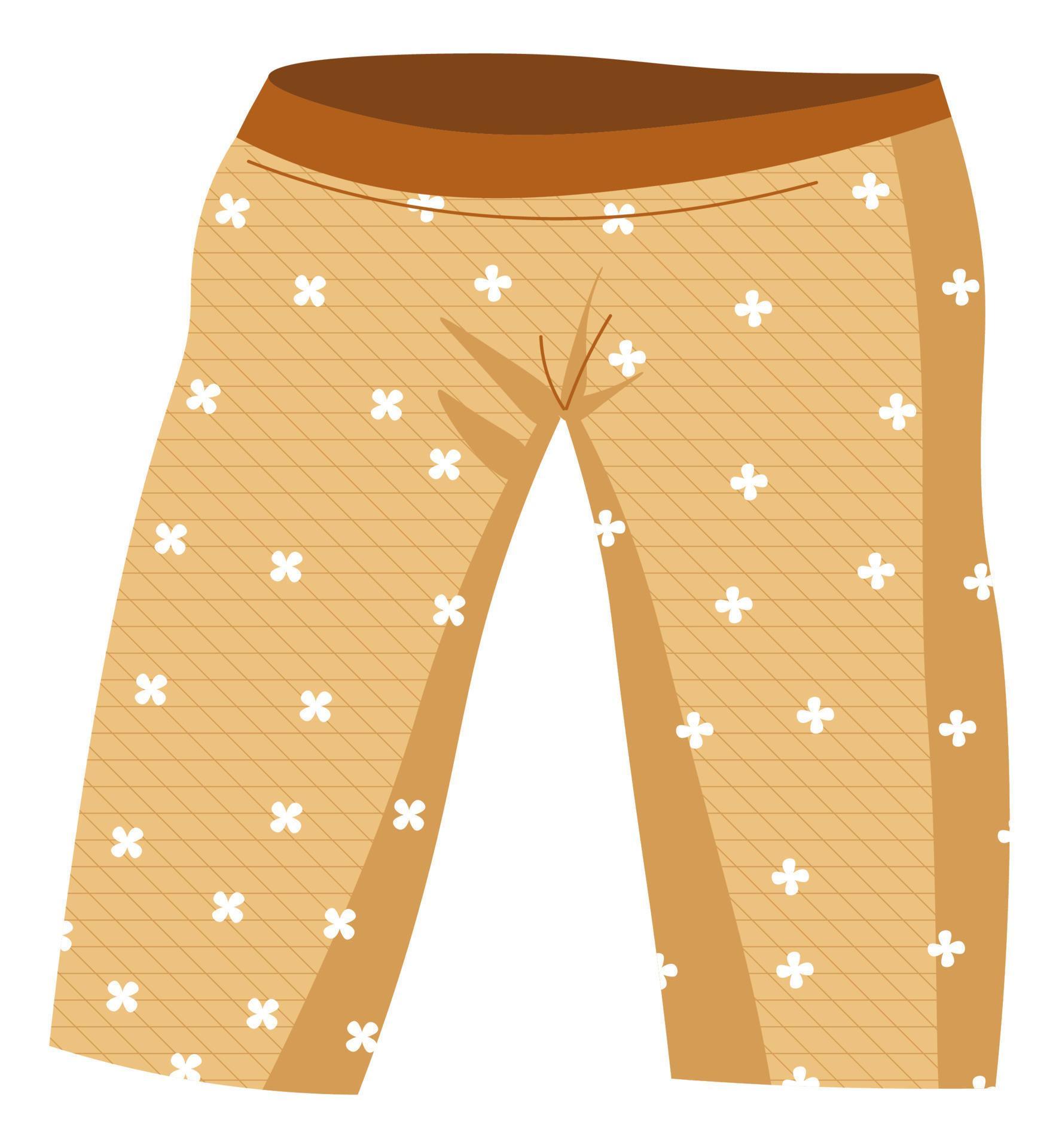 Pajama pants for children, kids clothes vector 17742873 Vector Art at
